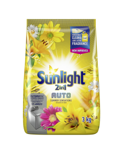 Sunlight Summer Sensation 2in1 Auto Washing Powder Detergent 3kg