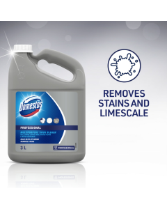 Domestos Professional Regular Multipurpose Stain Removal Thick Bleach 3L
