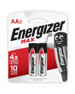 Energizer Max AA 2 Pack