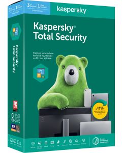 Kaspersky Total Security 3 + 1 user 1 Year
