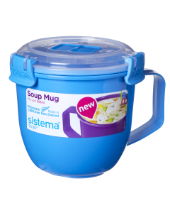 Sistema - Small Soup Mug To Go - Blue