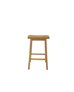 Natural Barstool in Wood Finish