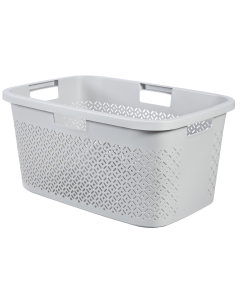 Keter Terrazzo Laundry Basket White