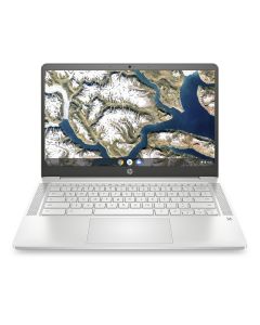 HP Chromebook 14a Celeron N4500 4GB RAM 64GB eMMC Storage Silver