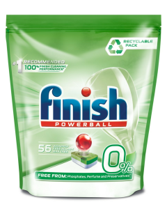 Finish Auto Dishwashing All In One Max Tablets Recyclable Pack - 56's