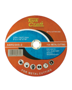 Tork Craft Cutting Disc Steel  And SS 230 X 1.6 X 22.22MM