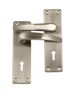 Cabinet Shop Lockset Ruby 6 Inch- - Satin Chrome