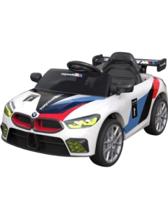 Jeronimo White BMW Motorsport Style Electric Ride On Car