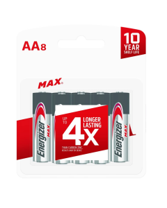 Energizer MAX Alkaline AA 8 Pack