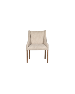 Harper Dining Chair in Linen Fabric, Beige