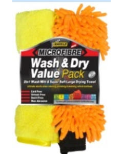 Shield Microfiber Wash n Dry Value Pack