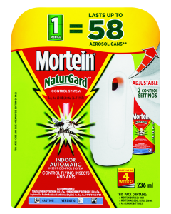 Mortein Naturgard Indoor Auto Insect Control System - 236ml