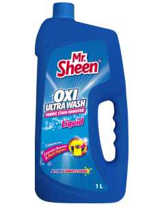 Mr Sheen Oxi Ultra Wash Fabric Stain Remover Liquid 1lt