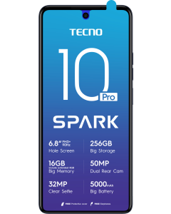 Tecno Spark 10 Pro Pearl White 256GB Dual Sim