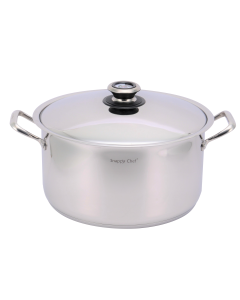 Snappy Chef 14 Litre Stainless Steel Stock Pot