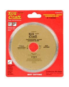 Tork Craft Diamond Blade 115Mm Professional Sintered and continuous Rim
