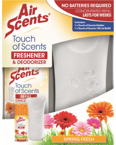 Air Scents Touch of Scents Freshener & Deodorizer Spring Fresh