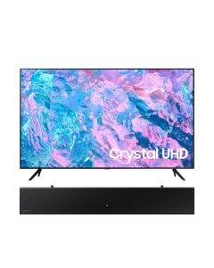 Samsung 55-inch UHD Smart TV + Soundbar- 55CU7000