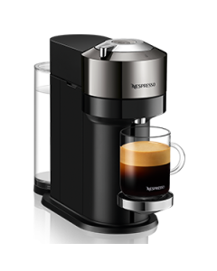 Nespresso Vertuo Coffee Machine Deluxe Dark Chrome