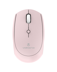 Volkano Talc Series Wireless Mouse with DPI Adjustment  Pink
