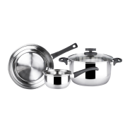 Magefesa Style Stainless Steel 4pc Cookware Set