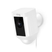 Ring Spotlight Cam Wired White Non-Stop Power And Security