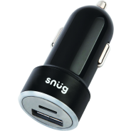 Snug Car Juice 18 Watt PD Charger with Type C Cable-Black