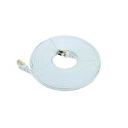 VolkanoX Giga Series Cat 7 Ethernet Cable 10m White Gold Tip