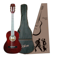 Vizuela 1/2 Size Classic Guitar -Wine Red
