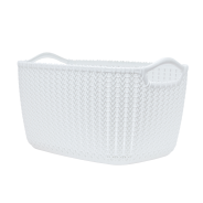 Miss Molly Weave Basket White