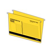Treeline Suspension File Foolscap Yellow Box of 25