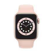 "Apple Watch Series 6 GPS, 40mm Gold Aluminium Case with Pink Sand SB"