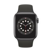 Apple Watch Series 6 GPS 44mm Space Gray Aluminium Case with Black SB