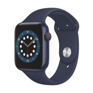 Apple Watch Series 6 GPS 44mm Blue Aluminium Case with Deep Navy SB