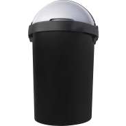 Otima 25L Black Fliptop Dustbin