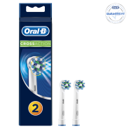 Oral B Replacement Brush Heads Cross Action 2 Pack
