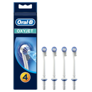 Oral B Replacement Brush Heads Cordless Irrigator Aquacare 4 Pack