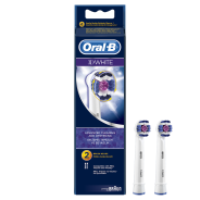 Oral B Replacement Heads 3D White 2 Pack