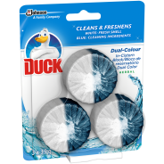 Duck Dual Colour In The Cistern Toilet Block 3 x35g Pack