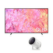 Samsung 75-inch Smart QLED 4K-75Q60C + Freestyle Projector