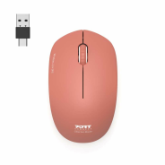 Port Wireless Mouse Terracota