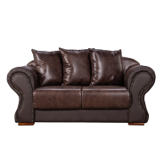 Agatha 2 Seater Couch, Brown