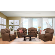Astrid 4 Piece Lounge Suite, Brown
