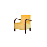 Bentwood Occasional Chair, Yellow