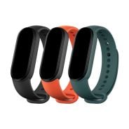 Xiaomi 3 in 1 Strap Pack Black, Orange and Teal Colours