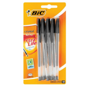 BIC Crystal Xtra Life Ballpoint Pens Black Pack Of 10