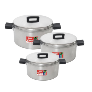 Bon Voyage 6 Piece  Aluminium Pots Set Cookware