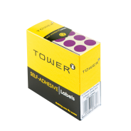 TOWER C13 Colour Code Roll Labels Purple