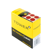 TOWER C13 Colour Code Roll Labels Red