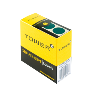 TOWER C19 Colour Code Roll Labels Green